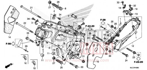 FRAME BODY CBR600RAD de 2013